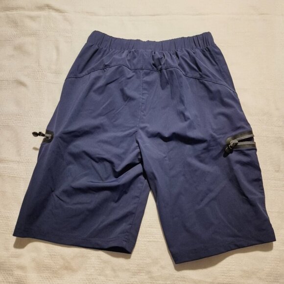 Little Donkey Andy women's size Small navy shorts 4 pockets, 2 zip EUC - Picture 5 of 7